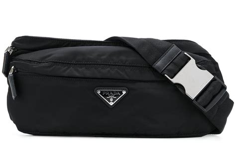 prada fanny pack nylon|prada nylon backpack large.